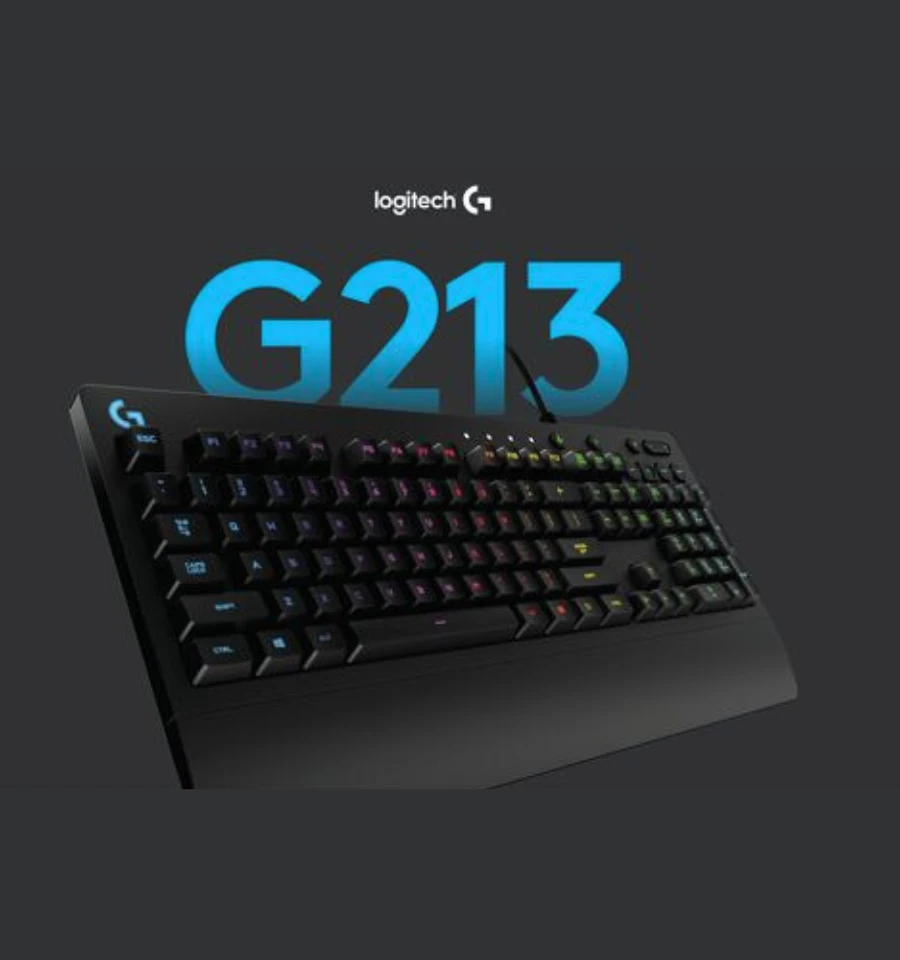 Logitech G213 Prodigy Maroc – Clavier Gaming RVB Haute Performance et Résistant