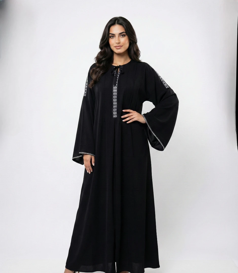 abaya-orientale-vas-e-femme-tissu-cr-pe-fluide-finition-raffin-e-849